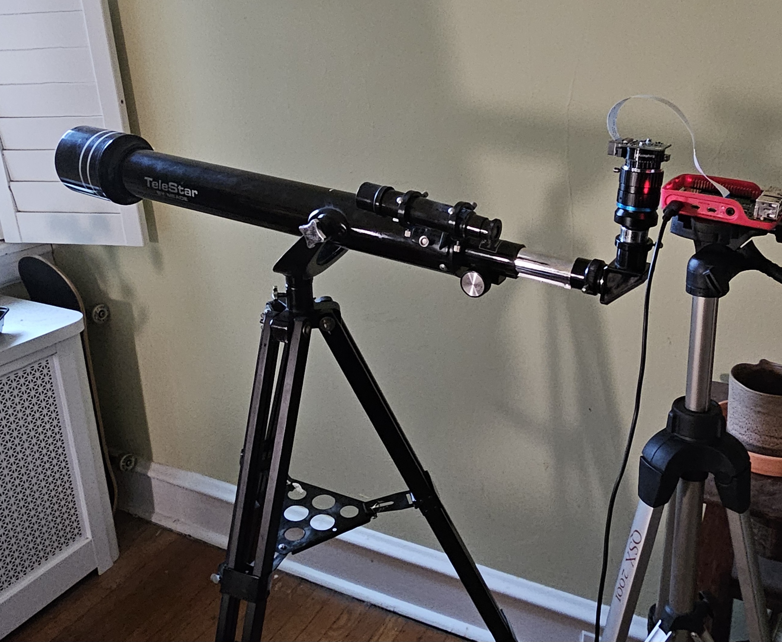 Trashpicked Telescope 