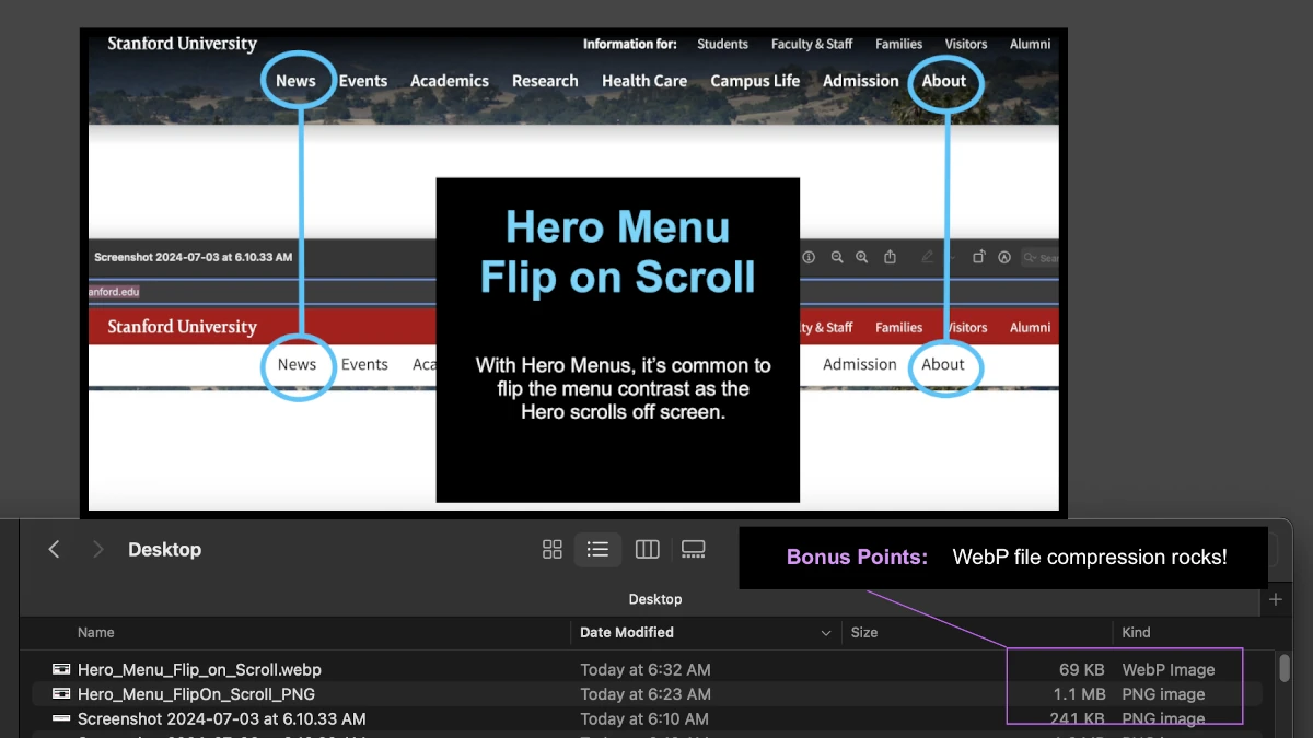 Flip on Scroll Example