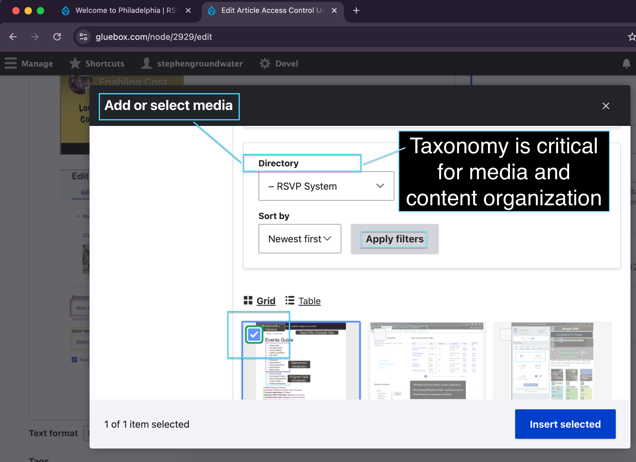 Taxonomy Directory