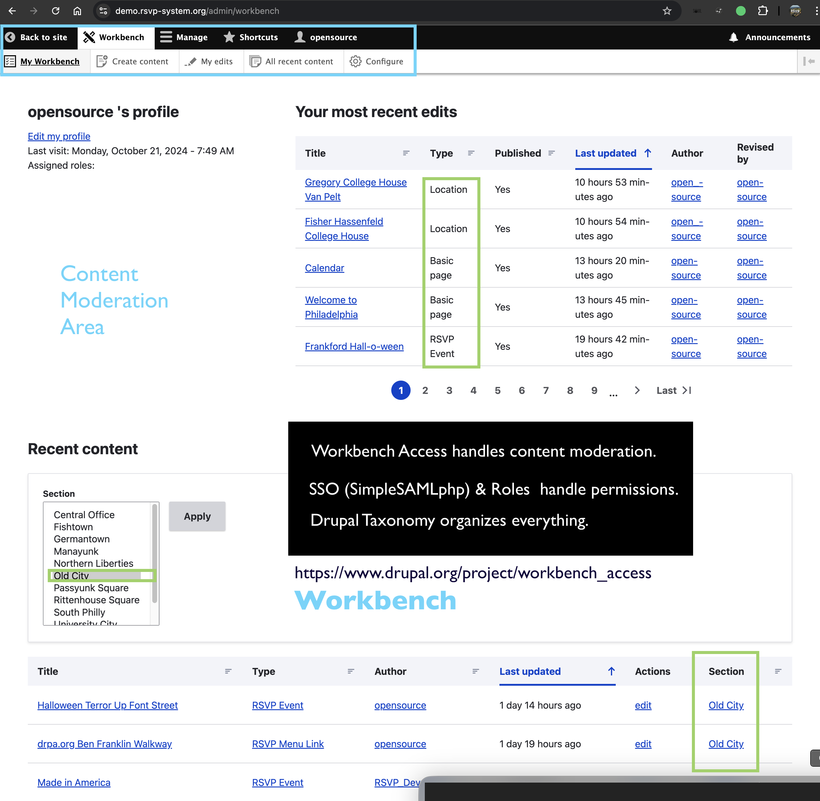 Workbench Example