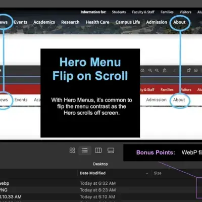 Flip on Scroll Example